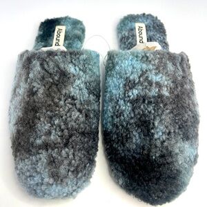 Women’s Abound House Slippers Size Large Gray/Blue
